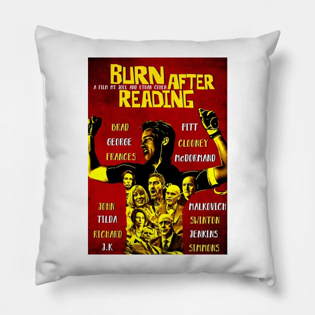 Burn After Reading Pillow by GG'S 