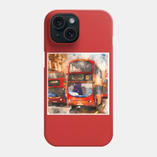 London Double Decker Bus Phone Case