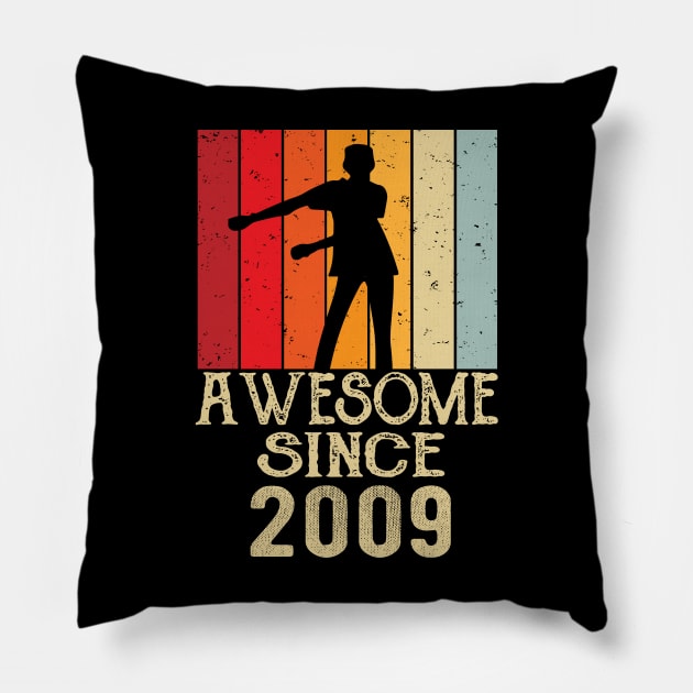 Awesome Since 2009 - Born in 2009 Pillow by Teesamd