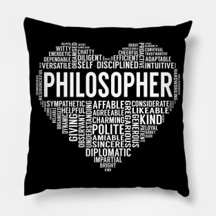 Philosopher Heart Pillow