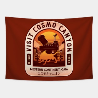 Visit Cosmo Canyon Emblem Tapestry