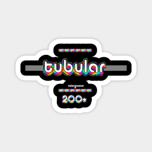 Tubular 2000 ColorGroove Retro-Rainbow-Tube nostalgia (wf) Magnet