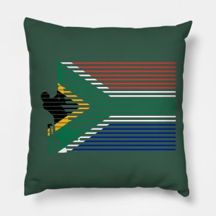 South African Cricket Proteas T Shirt | South Africa Flag Colors | Trendy Proteas Cricket Pillow