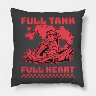 full tank full heart cars Pillow