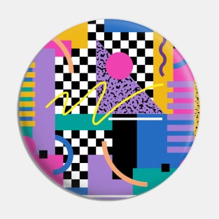 Memphis Pattern 22 / 80s Retro Pin