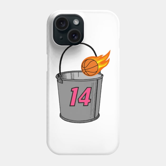 Tyler Herro Bucket Phone Case by Pretty Good Shirts