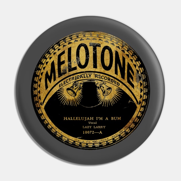 Melotone Records Pin by Midcenturydave