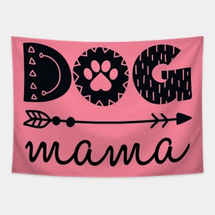 Cute Dog Mama Quote Artwork Tapestry