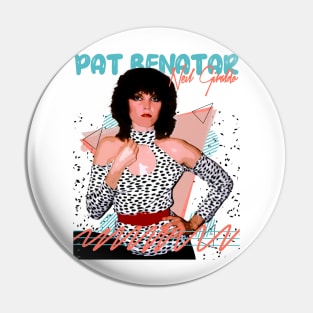 Retro Pat Benatar Fan Art Design Pin