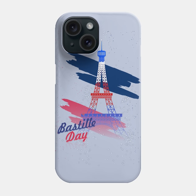 happy bastille day shirt Phone Case by OnlineShoppingDesign