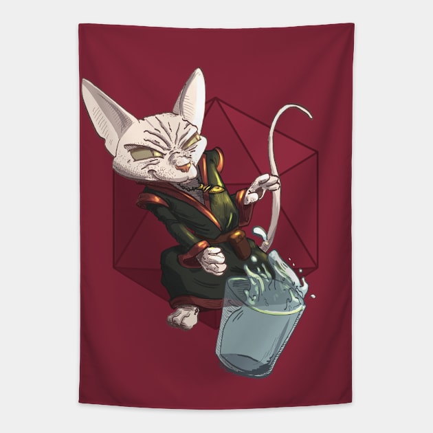 RPG Cat elemental Tapestry by Carlos CD