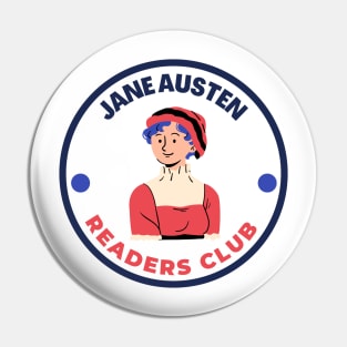 Jane Austen - Readers Club Pin