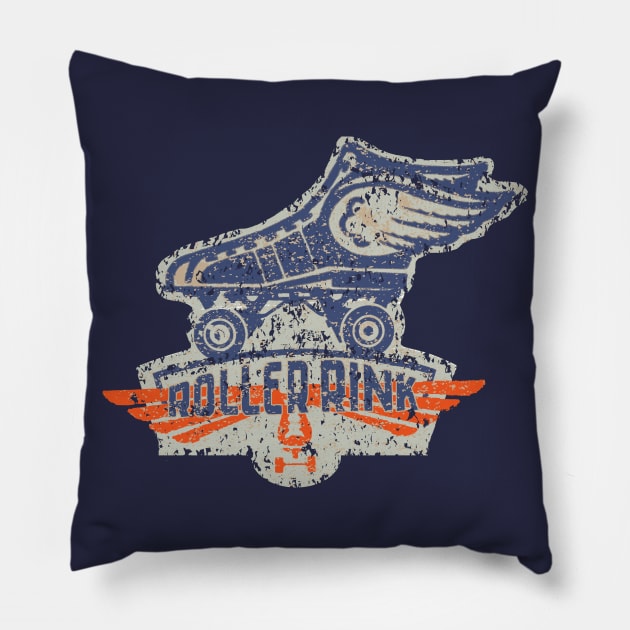 Roller Rink Pillow by Midcenturydave