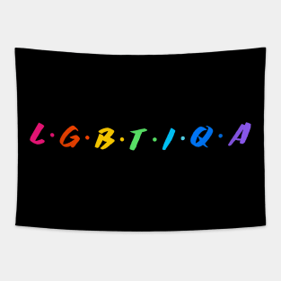 L.G.B.T.I.Q.A - Rainbow Tapestry