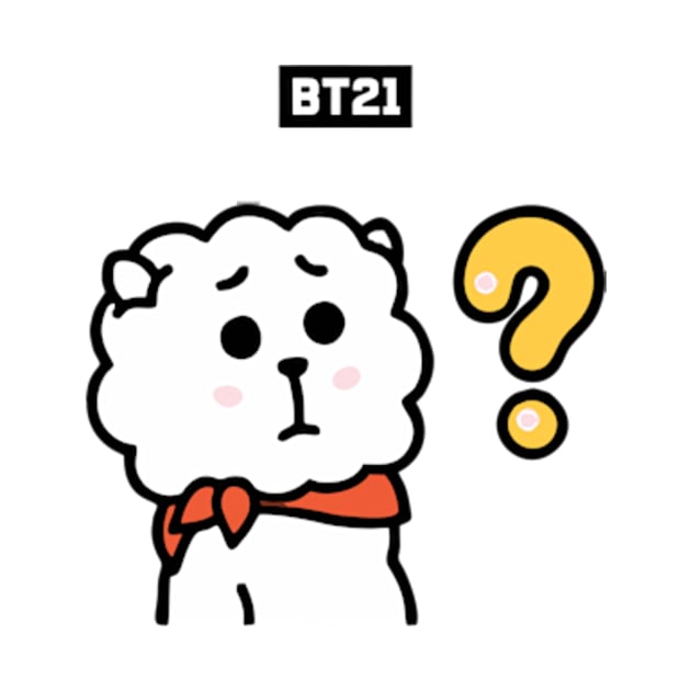 bt21 bts exclusive design 20 by Typography Dose