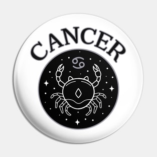 Cancer Star Sign Zodiac Horoscope Cheeky Witch® Pin