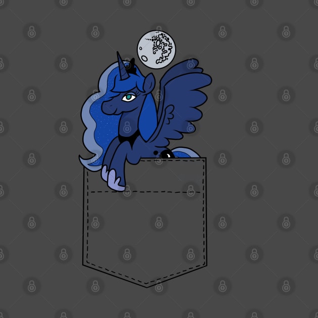 Pocket Princess Luna by AmyNewBlue