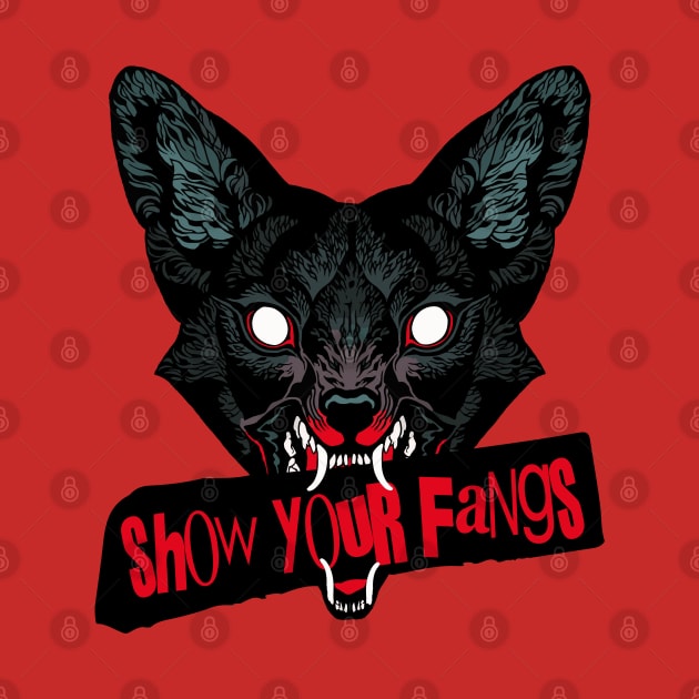 SHOW YOUR FANGS (ANTIFA) by remerasnerds