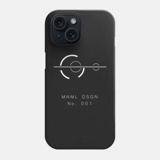 Minimal Design Series Number 001 Phone Case
