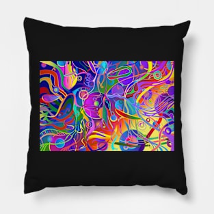 Chameleon Pattern 3 Pillow