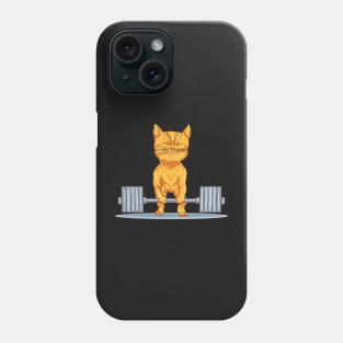 WORKOUT: Cat Deadlift Phone Case