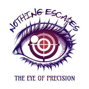 Eye with target symbol instead of pupil T-Shirt