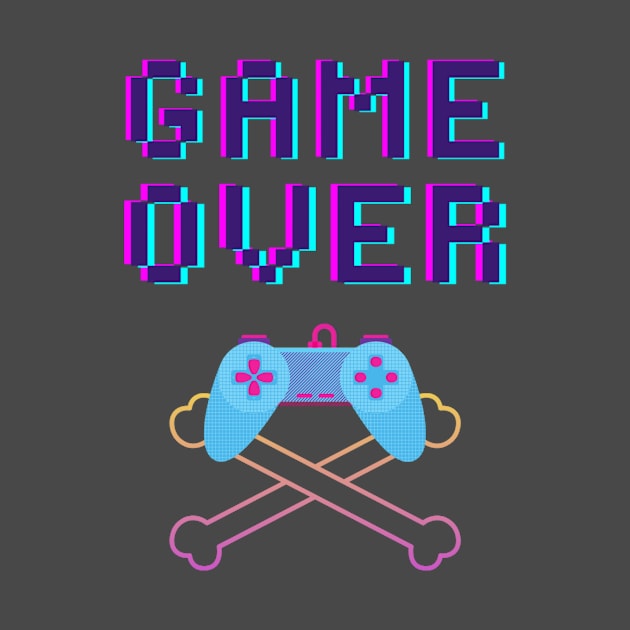 Game Over Gamer Apparel by Topher's Emporium