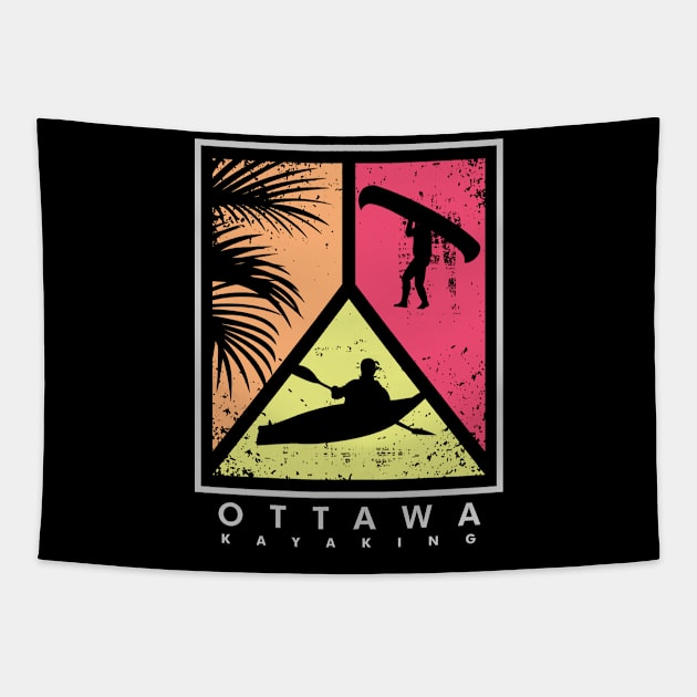 ottawa kayaker Tapestry by NeedsFulfilled