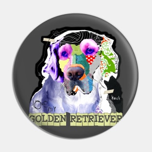 Golden Retriever Pin