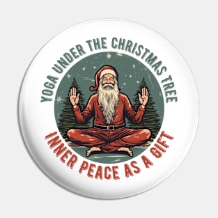 Yoga Under the Christmas Tree: Inner Peace as a Gift Christmas Yoga Pin