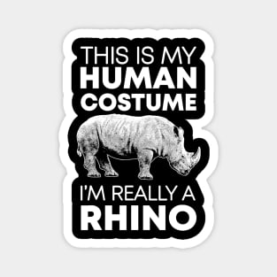 this is my human costume i'm really a rhino Magnet