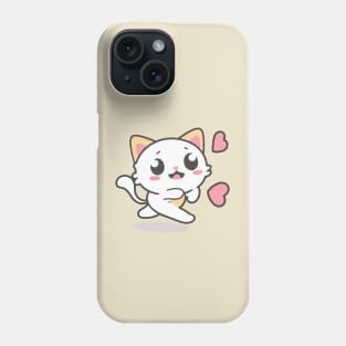 Cute kawaii cat cartoon Phone Case