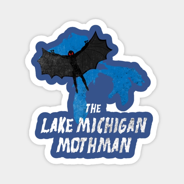 The Lake Michigan Mothman Magnet by Singular Fortean's Singular Shop