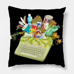 I Write Trash Pillow