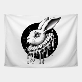 white rabbit Tapestry