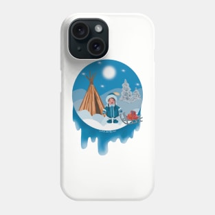 Christmas in the Far North Phone Case