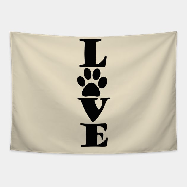 Dog Love Dog Mom Parent Puppy Love Tapestry by uncommontee