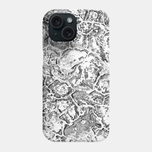 Abstract textured surface Phone Case