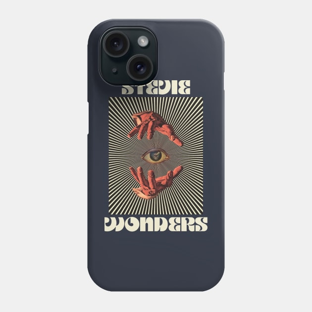 Hand Eyes Stevie Wonders Phone Case by Kiho Jise