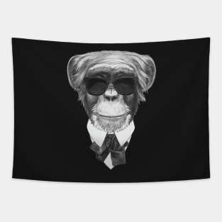 Monkey In Black Tapestry