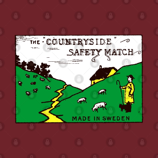 Countryside Matchbook label by Yeaha