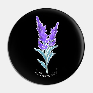 Purple Lavender Pin