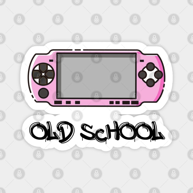 Playstation Portable Old School Design Magnet by Jahaziel Sandoval