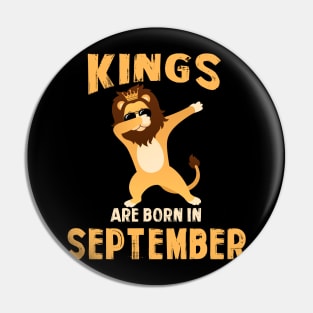 Cute King Are Born In September T-shirt Birthday Gift Pin