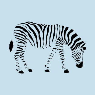 Zebra is Eating T-Shirt