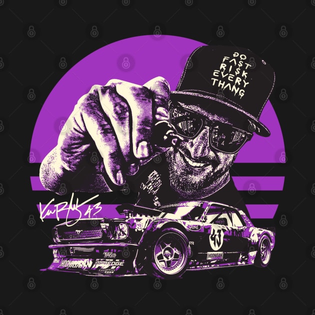 Ken Block purple by Bingung Mikir Nama Design