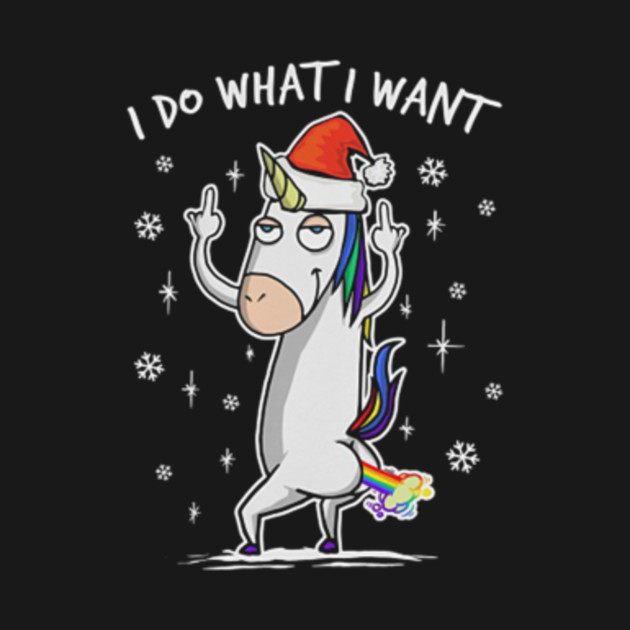 I Do What I Want Unicorn T-shirt 