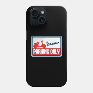 vespa parking only Phone Case