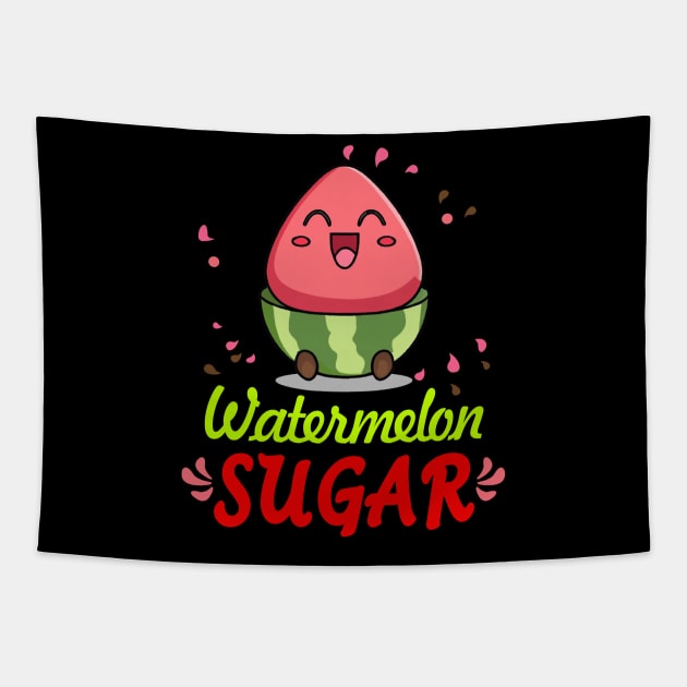 Watermelon Sugar Tapestry by RainasArt