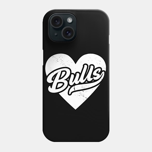 Vintage Bulls School Spirit // High School Football Mascot // Go Bulls Phone Case by SLAG_Creative